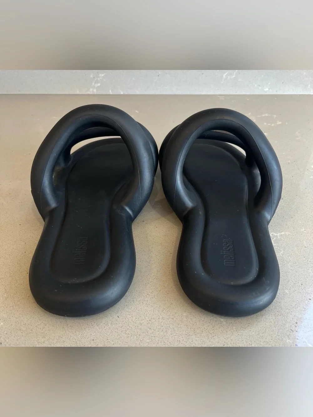 Melissa Free Bloom Slide Sandals Black Women’s Size 8